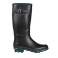 Black-Teal - Front - Regatta Womens-Ladies Ly Fairweather II Tall Durable Wellington Boots