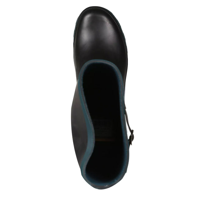 Black-Teal - Lifestyle - Regatta Womens-Ladies Ly Fairweather II Tall Durable Wellington Boots