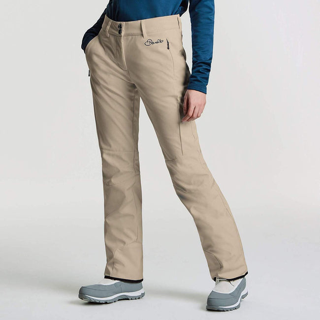 Macchiato - Side - Dare 2B Womens-Ladies Rarity Waterproof Ski Pant
