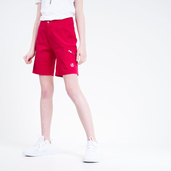 Duchess Pink - Back - Dare 2b Childrens-Kids Reprise Shorts