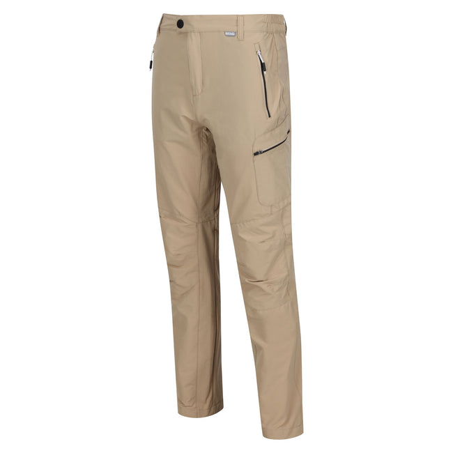 Oat - Side - Regatta Mens Highton Hiking Trousers