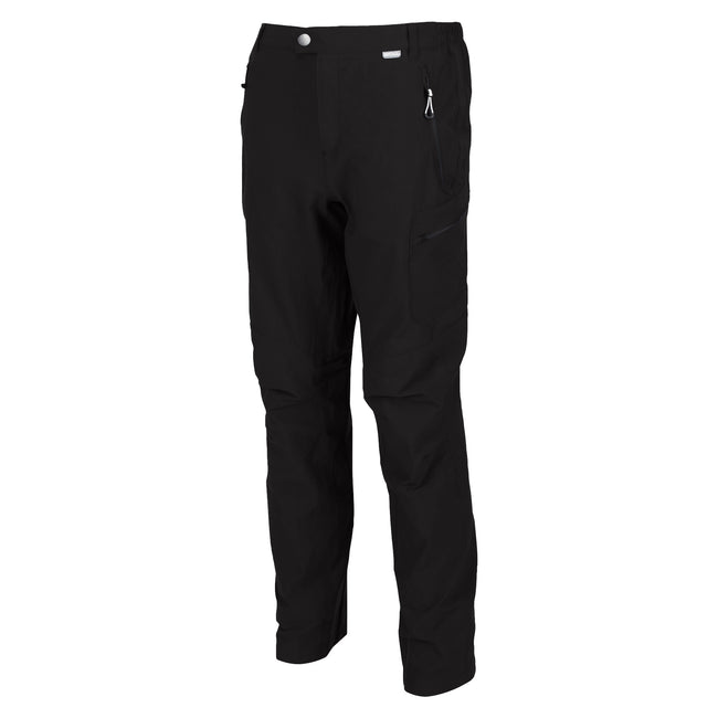 Black - Side - Regatta Mens Highton Hiking Trousers