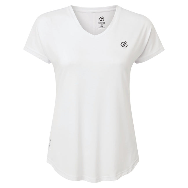 White - Front - Dare 2B Womens-Ladies Vigilant Active T-Shirt
