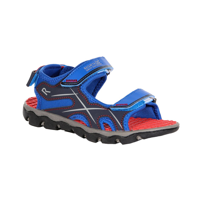 Oxford Blue-Pepper - Front - Regatta Childrens-Kids Kota Drift Sandals