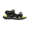 Briar Grey-Lime Punch - Front - Regatta Childrens-Kids Kota Drift Sandals