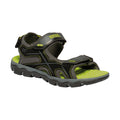 Briar Grey-Lime Punch - Back - Regatta Childrens-Kids Kota Drift Sandals