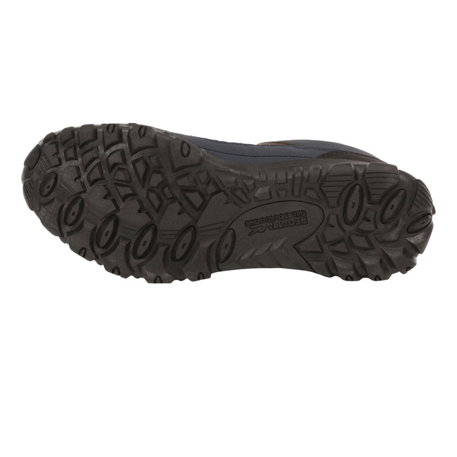 Navy-Burnt Umber - Lifestyle - Regatta Mens Edgepoint III Low Rise Hiking Shoes