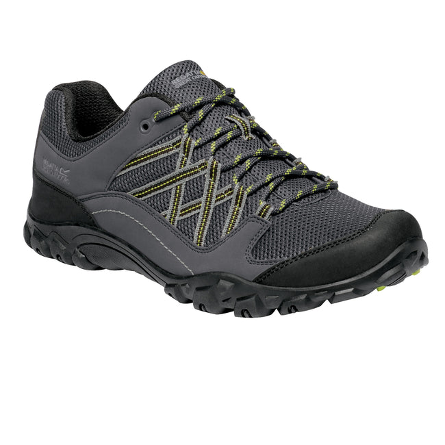 Briar-Lime Punch - Front - Regatta Mens Edgepoint III Low Rise Hiking Shoes