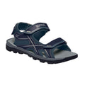 Navy-Dark Steel - Front - Regatta Mens Kota Drift Open Toe Sandals