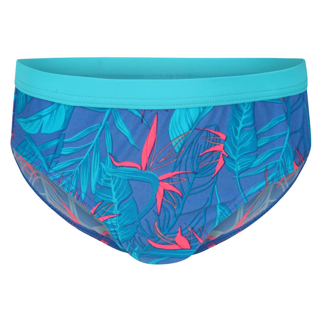 Victoria Blue - Front - Regatta Girls Hosanna Bikini Briefs