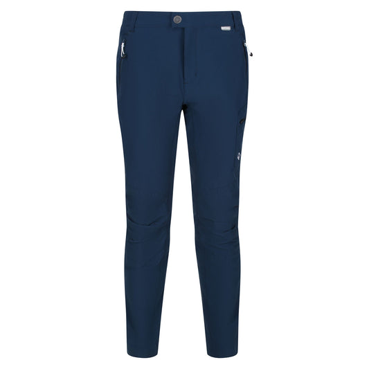 Moonlight Denim - Front - Regatta Mens Highton Water Repellent Hiking Trousers