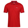 Danger Red Solid - Front - Regatta Mens Remex II Polo Shirt