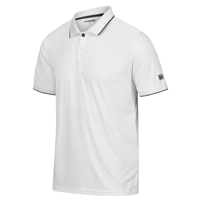 Marshmallow Solid - Side - Regatta Mens Remex II Polo Shirt