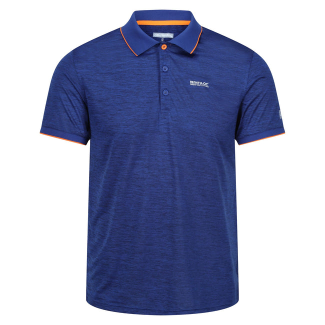 New Royal - Front - Regatta Mens Remex II Polo Shirt