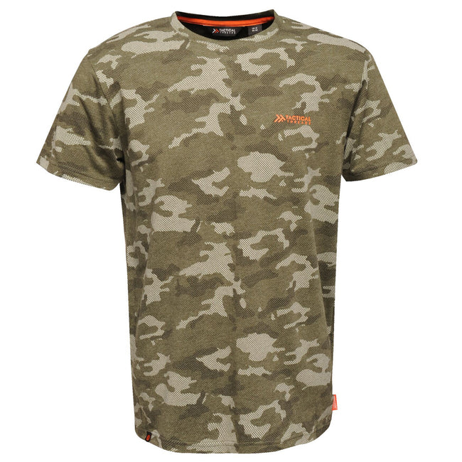 Dark Khaki - Front - Regatta Mens Dense Marl T-Shirt