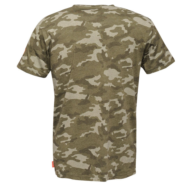 Dark Khaki - Back - Regatta Mens Dense Marl T-Shirt