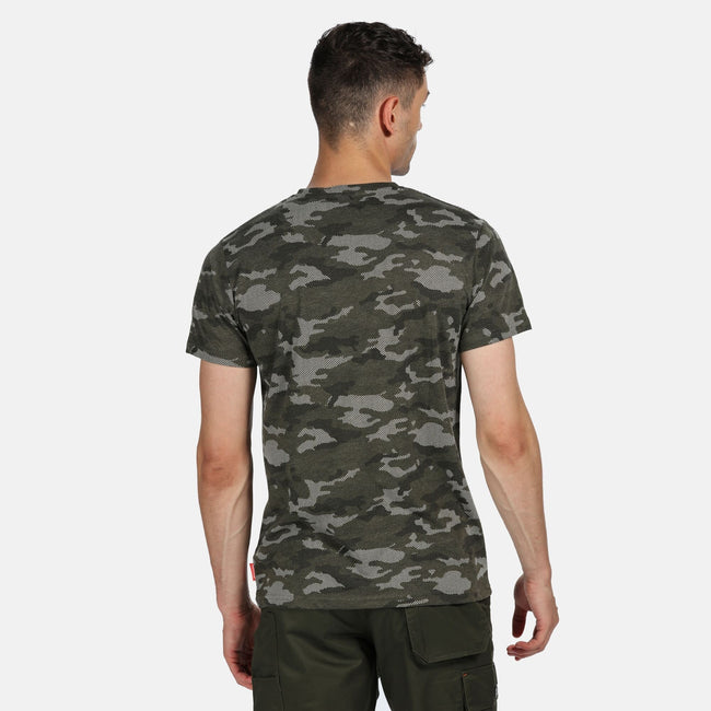 Dark Khaki - Pack Shot - Regatta Mens Dense Marl T-Shirt