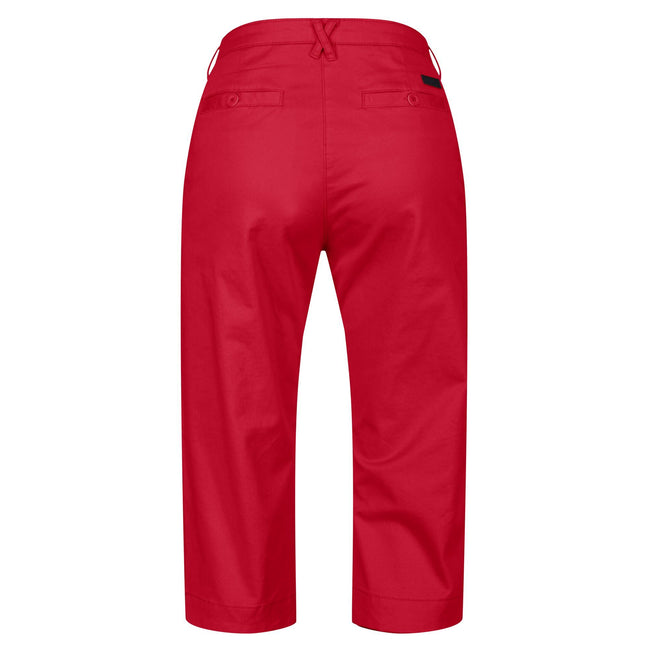True Red - Back - Regatta Womens-Ladies Maleena II Casual Capri Trousers