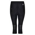 Black - Back - Dare 2B Womens-Ladies Worldly Capri Cycle Leggings