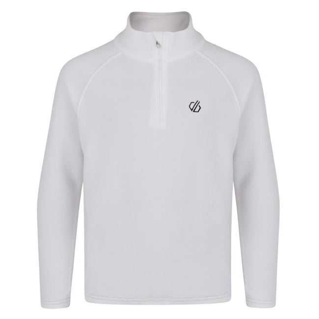 White - Front - Dare 2b Childrens-Kids Freehand Fleece