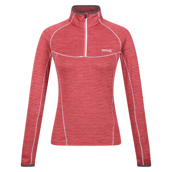 Mineral Red - Front - Regatta Womens-Ladies Yonder Fleece Top