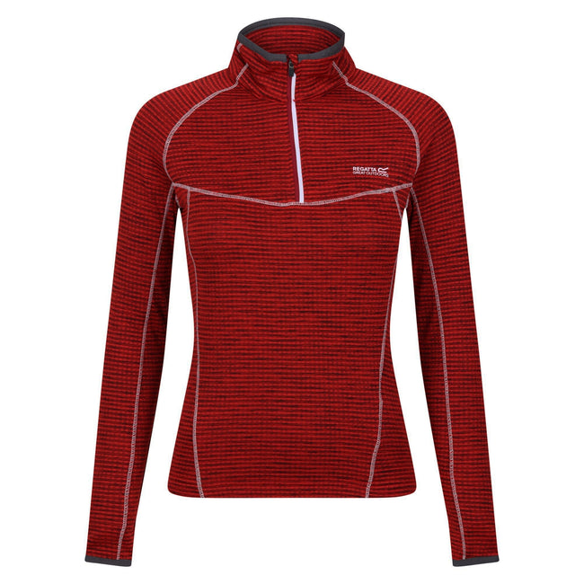 Rumba Red - Front - Regatta Womens-Ladies Yonder Fleece Top