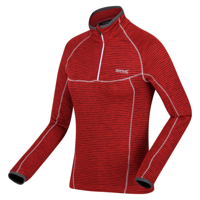 Rumba Red - Side - Regatta Womens-Ladies Yonder Fleece Top