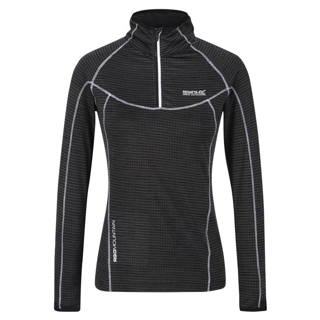 Black - Front - Regatta Womens-Ladies Yonder Fleece Top
