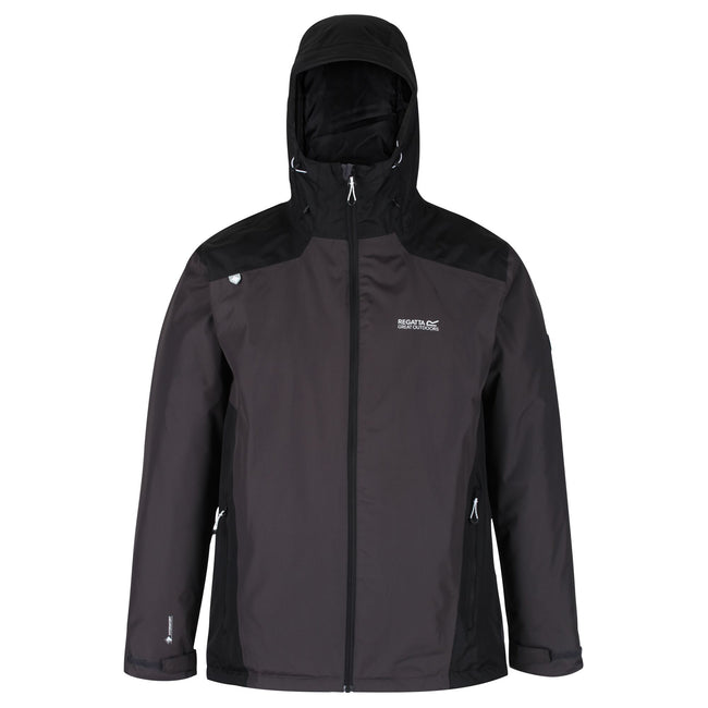 Ash-Black - Front - Regatta Mens Thornridge II Insulated Jacket