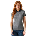 Navy - Side - Regatta Womens-Ladies Remex II Polo Neck T-Shirt