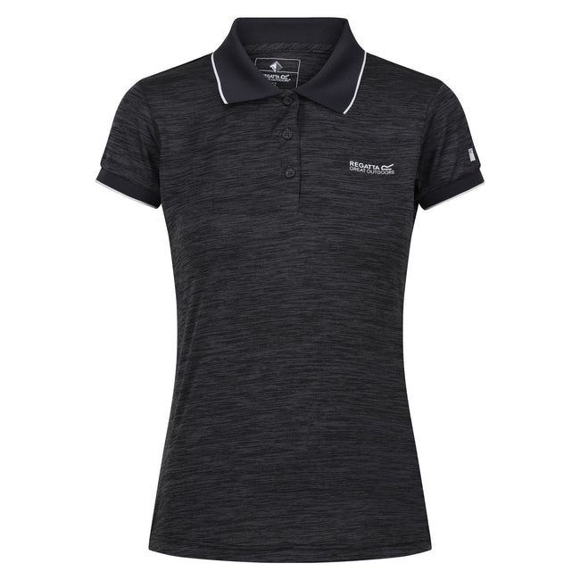 Seal Grey - Front - Regatta Womens-Ladies Remex II Polo Neck T-Shirt