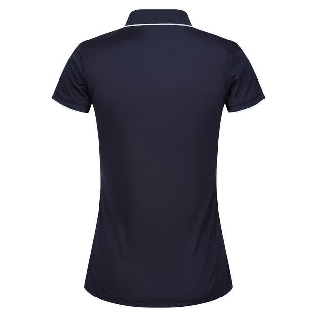 Solid Navy - Back - Regatta Womens-Ladies Remex II Polo Neck T-Shirt