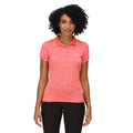 Neon Peach - Back - Regatta Womens-Ladies Remex II Polo Neck T-Shirt