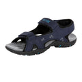 Navy-Black - Pack Shot - Regatta Womens-Ladies Haris Sandals