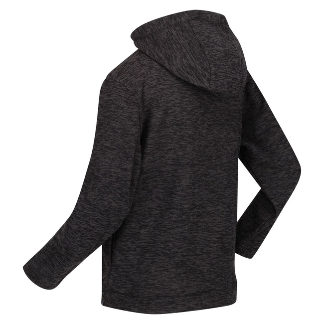 Black Marl - Lifestyle - Regatta Childrens-Kids Keyon Hooded Fleece