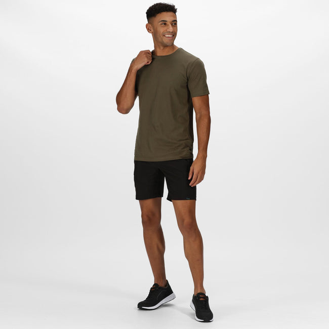 Black - Back - Regatta Mens Highton Mid Shorts