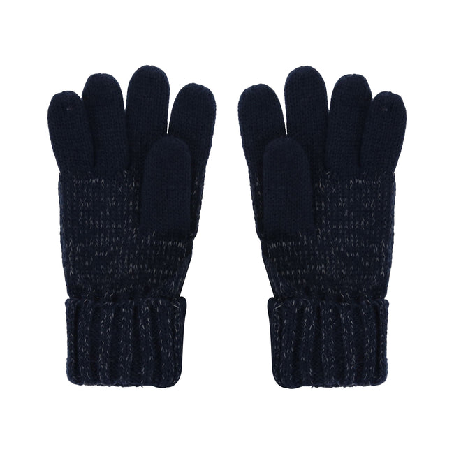 Navy - Back - Regatta Kids Unisex Luminosity Gloves