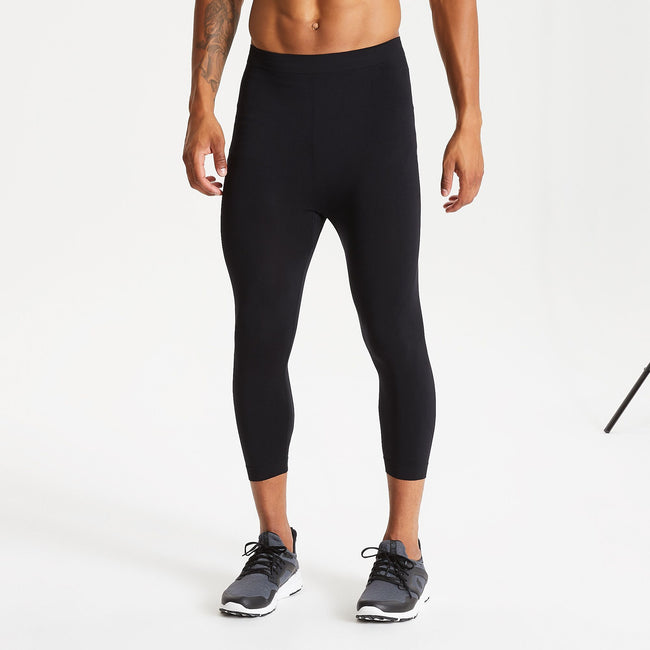 Black - Back - Dare 2B Mens In The Zone 3-4 Base Layer Leggings
