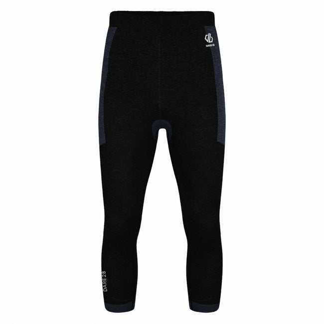 Black - Lifestyle - Dare 2B Mens In The Zone 3-4 Base Layer Leggings
