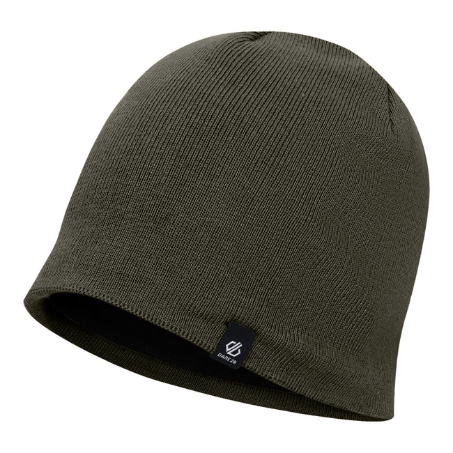Dark Khaki - Front - Dare 2B Mens Rethink Beanie