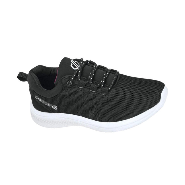 Black-White - Back - Dare 2B Womens-Ladies Sprint Trainers