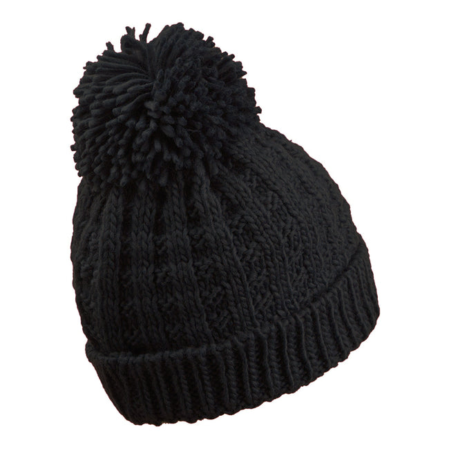 Black - Back - Dare 2B Womens-Ladies Convoke Bobble Hat