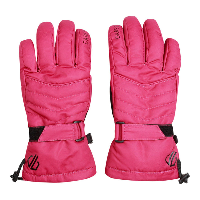 Berry Pink - Front - Dare 2B Womens-Ladies Acute Ski Gloves