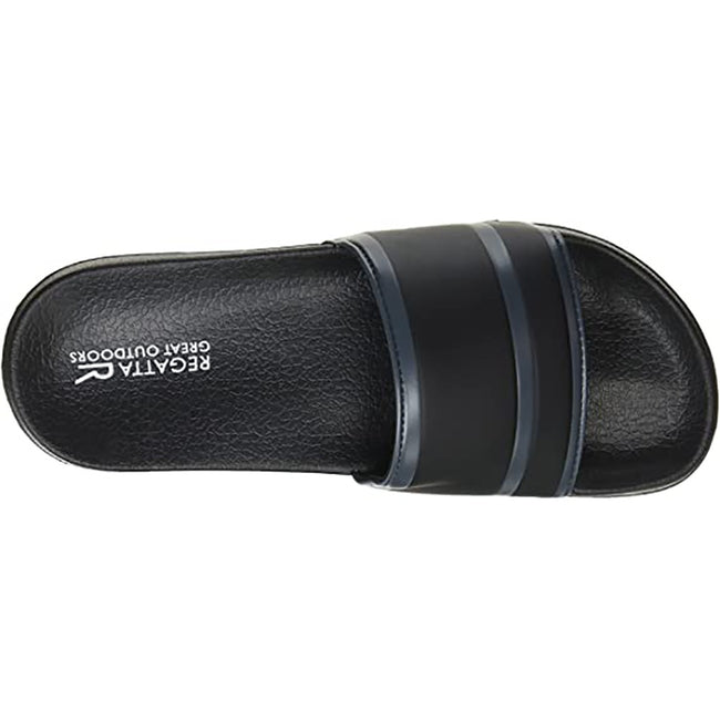 Black-Ash - Pack Shot - Regatta Mens Shift Slider Sandals