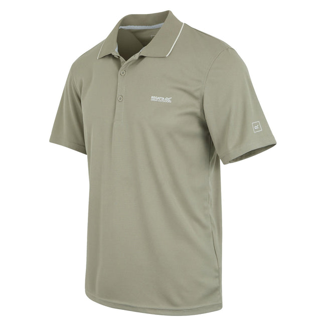 Golden Sand - Side - Regatta Mens Maverick V Active Polo Shirt
