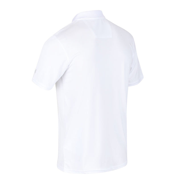 White - Lifestyle - Regatta Mens Maverick V Active Polo Shirt