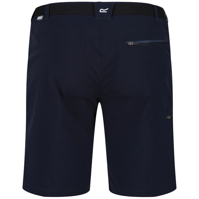 Navy - Back - Regatta Mens Xert III Stretch Shorts