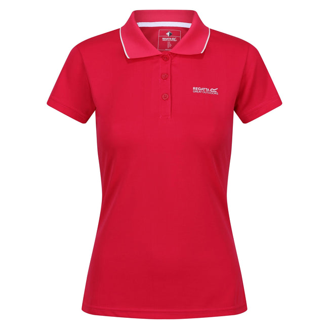 Pink Potion - Front - Regatta Womens-Ladies Maverick V Polo Shirt