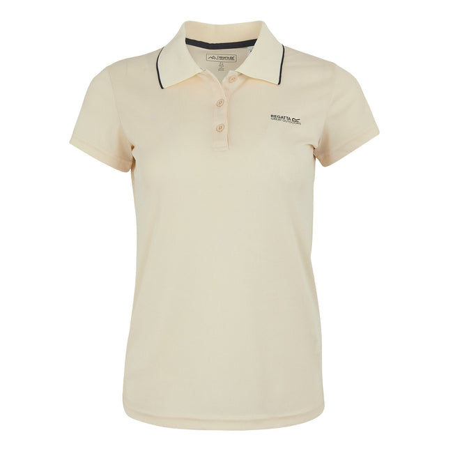Light Vanilla - Front - Regatta Womens-Ladies Maverick V Polo Shirt