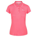 Tropical Pink - Front - Regatta Womens-Ladies Maverick V Polo Shirt